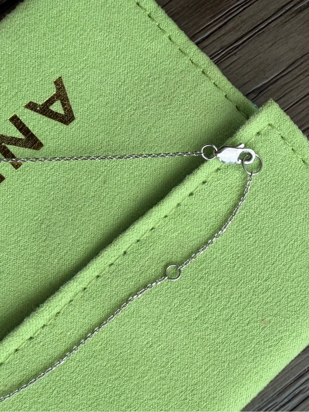 Anzie silver necklace